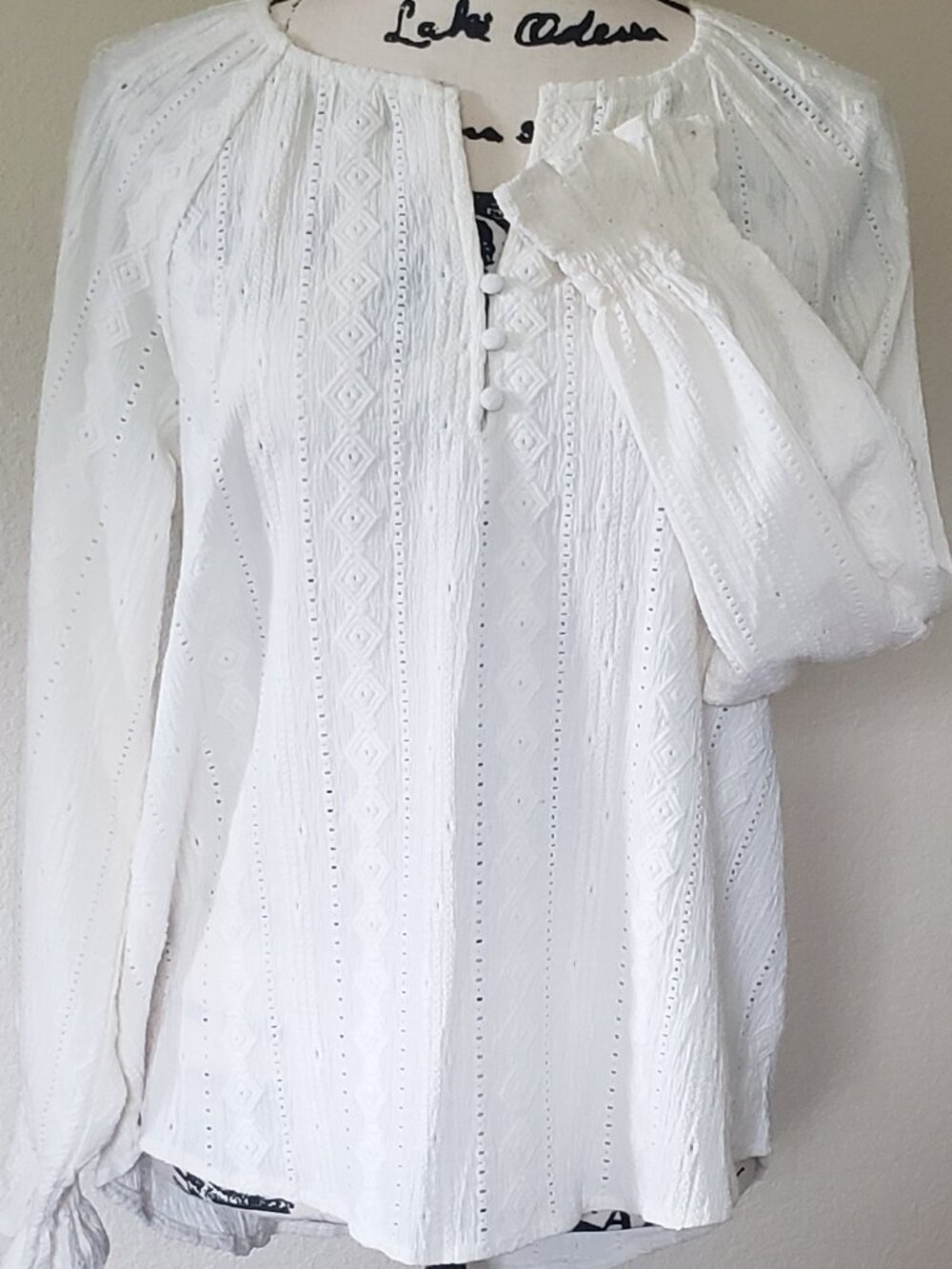 FRYE Peasant Style Blouse